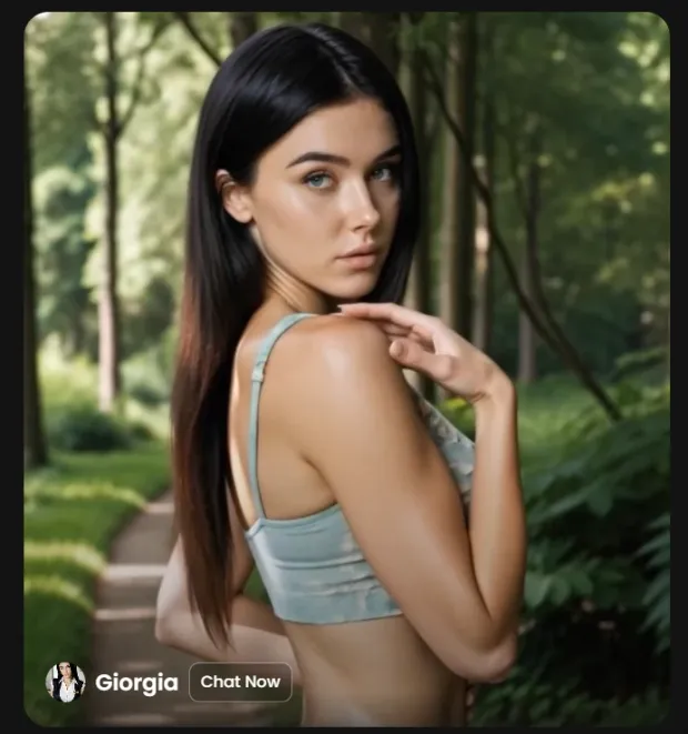 Giorgia, eine KI-Begleiterin, mit der Sie in Candy AI chatten können